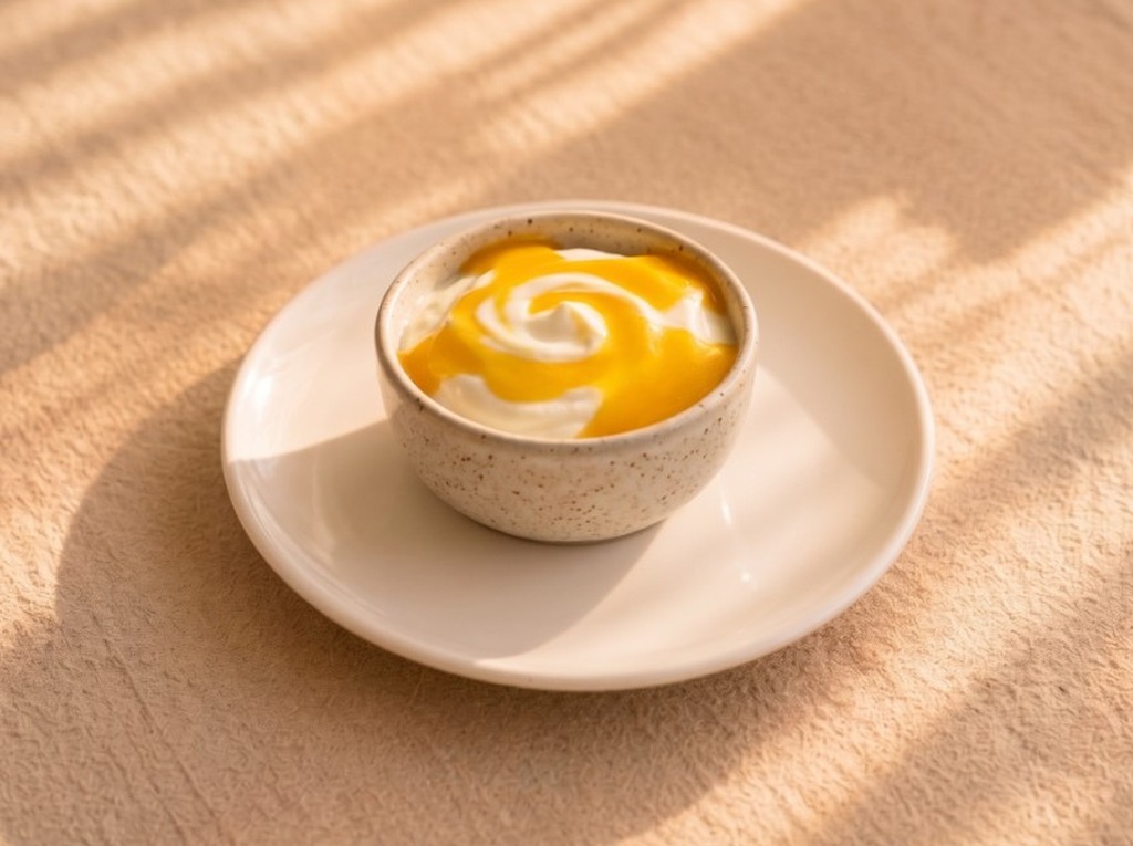 FROMAGE BLANC COULIS JAUNE