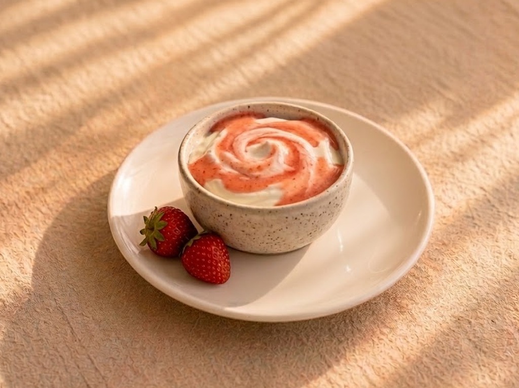 FROMAGE BLANC COULIS ROUGE